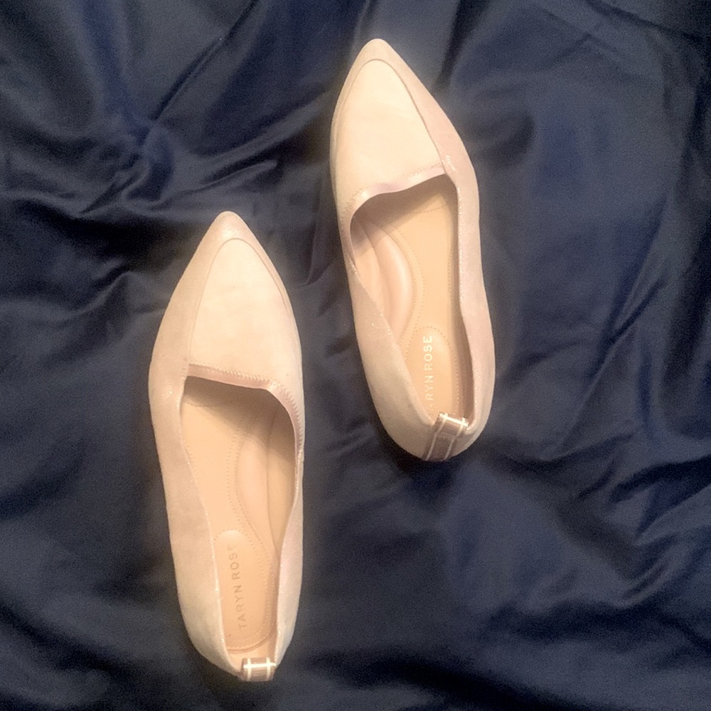 Pink flats